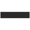 vidaXL Akna aluskate Musta puidu mustriga 120 x 35 x 4,5 cm PVC