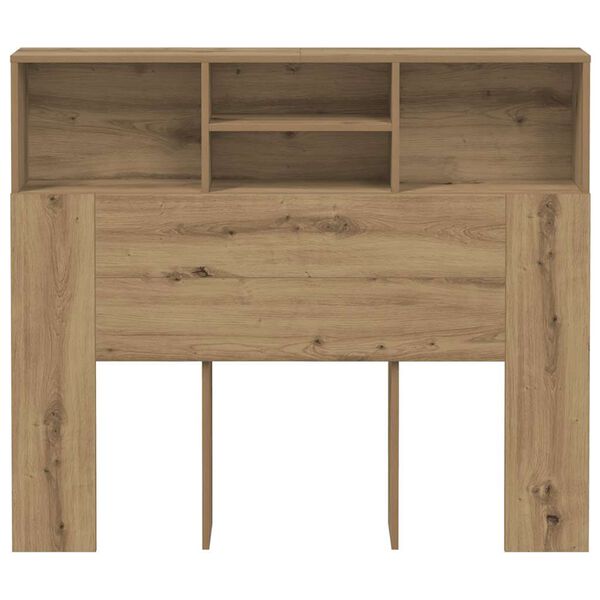 vidaXL voodipeatsi kapp, käsitöötamm, 120x19x103,5 cm, tehispuit