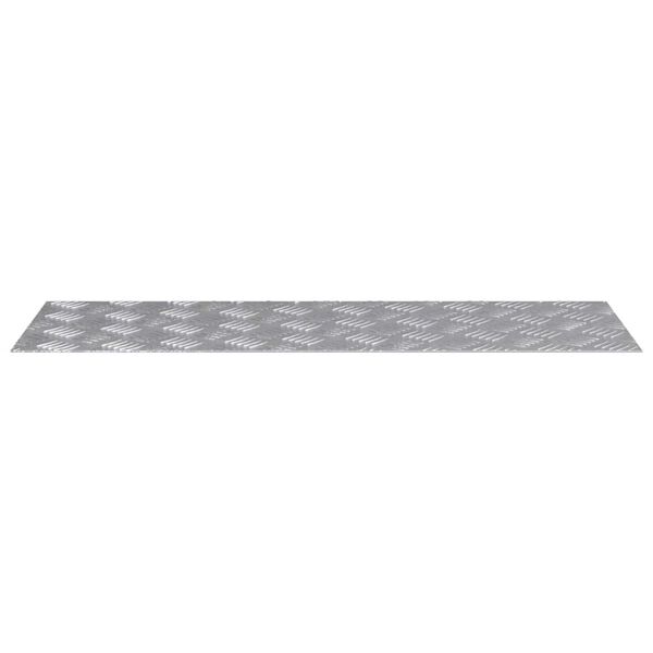 vidaXL Astme katte Ristk&uuml;lik 2 pcs H&otilde;bedane 90 x 30 cm Alumiinium