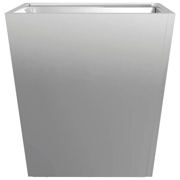 vidaXL aia taimekast, 40x40x40 cm, tsingitud teras