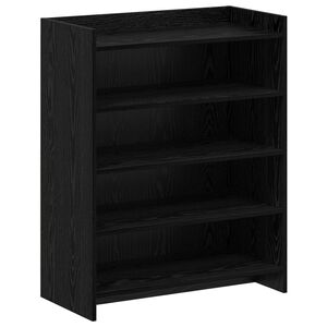 vidaXL Kinga kapp ladustamisega Must tamm 73,5 x 36 x 92 cm Tehispuit