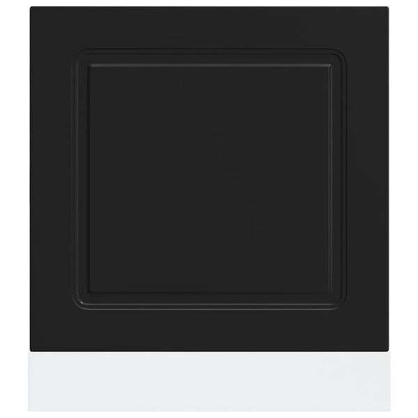 vidaXL n&otilde;udepesumasina paneel, Kalmar, must, 60x1,5x67 cm, tehispuit