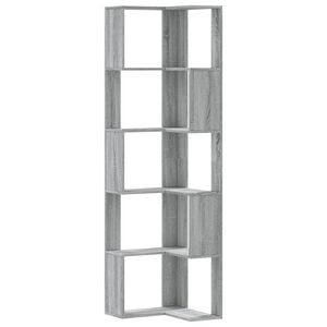 vidaXL 5-korruseline raamaturiiul hall Sonoma tamm 50x50x179 tehispuit