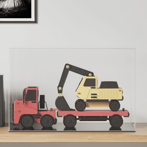 vidaXL vitriinkast, läbipaistev, 56x36x37 cm, akrüül