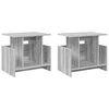 vidaXL Telerialus 2 pcs Hall Sonoma 50 x 35 x 45 cm Tehispuit