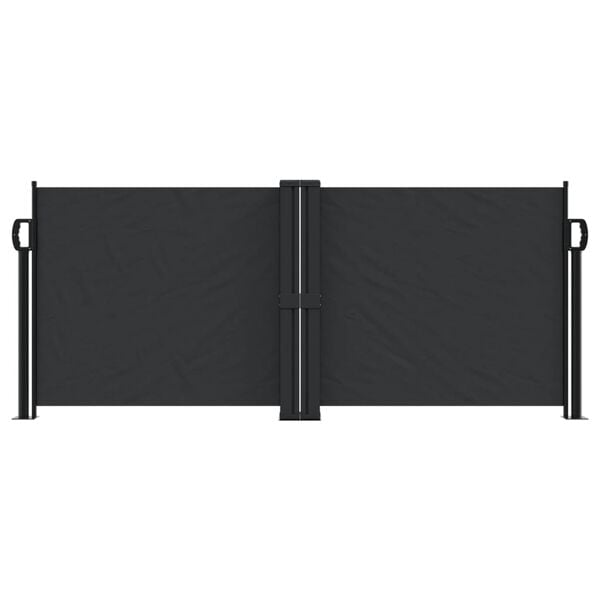 vidaXL lahtit&otilde;mmatav k&uuml;lgsein, must, 100 x 600 cm