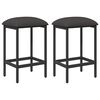 vidaXL Baaritool 2 pcs Tumehall 40 x 32 x 64 cm Tehispuit