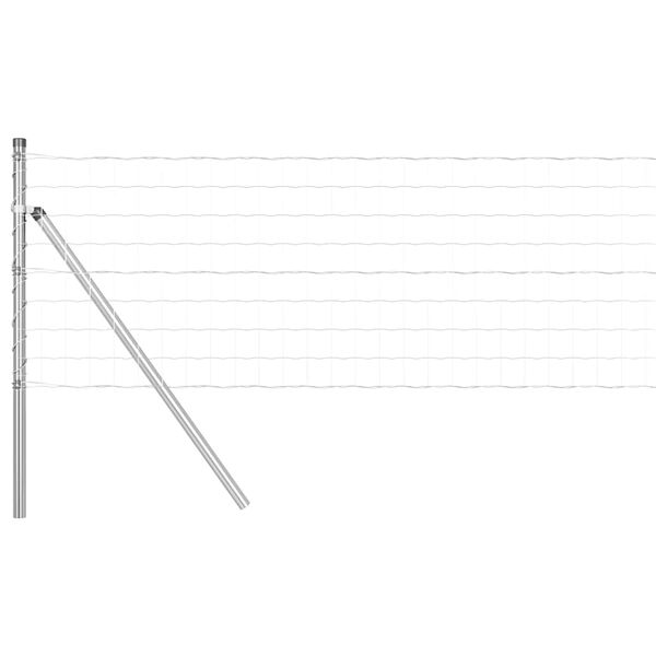vidaXL Aed koos postiga H&otilde;bedane 0,8 x 10 m Terased ja PVC
