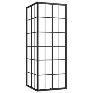 vidaXL du&scaron;ikabiin, ESG-klaas, 80x80x180 cm