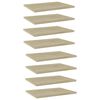 vidaXL riiuliplaadid 8 tk, Sonoma tamm, 40x30x1,5 cm, puitlaastplaat