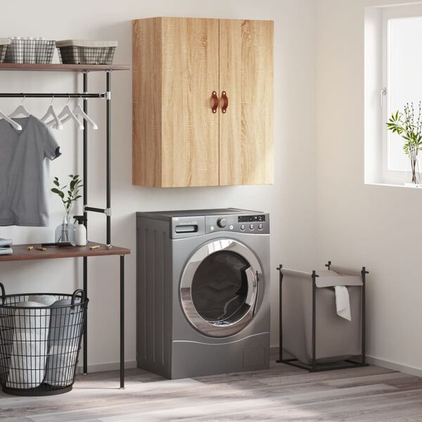 vidaXL seinakapp, Sonoma tamm, 69,5 x 34 x 90 cm