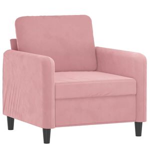 vidaXL tugitool, roosa, 60 cm, samet