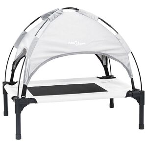 vidaXL Koeravoodi Hõbehall 62 x 48 x 61 cm Teras