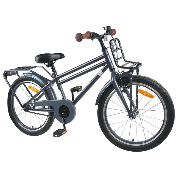 vidaXL Laste Bike 20 Tolli vanuses 6-11 aastat Tumehall