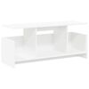 vidaXL Telerialus Valge 102 x 35 x 45 cm Tehispuit