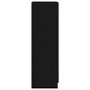 vidaXL köögikapp, must, 38 x 41,5 x 131,5 cm, tehispuit