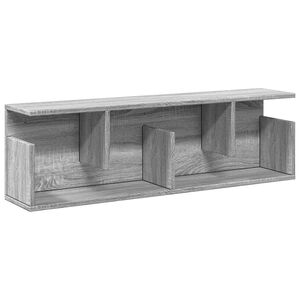 vidaXL seinakapp, 100x20x30 cm, hall Sonoma tamm, tehispuit