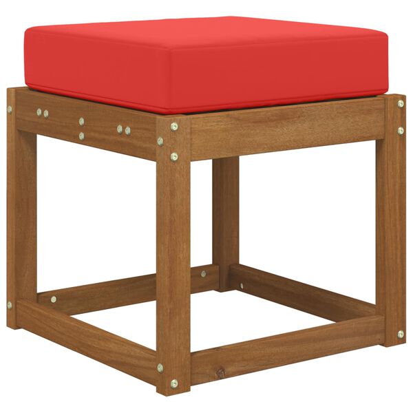 vidaXL Aia istepadjake Punane 40 x 40 x 8 cm 100% Pol&uuml;ester