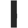 vidaXL kõrge kapp, must, 45x42,5x185 cm tehispuit
