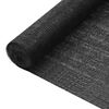 vidaXL privaatsusv&otilde;rk, must, 1,5 x 10 m, HDPE, 75 g/m&sup2;