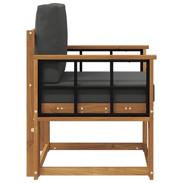 vidaXL &Otilde;uesohva Tugev akaatsiapuit ja pol&uuml;ester Neutraalne