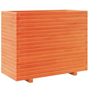 vidaXL aia taimekast, vahapruun, 90x40x72,5 cm, m&auml;nnipuit