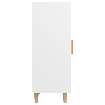 vidaXL puhvetkapp, valge, 34,5 x 34 x 90 cm, tehispuit
