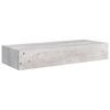 vidaXL sahtliga seinariiulid, 2 tk, betoonhall, 60x23.5x10cm, MDF