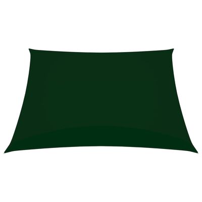 vidaXL oxford-kangast päikesepuri, kandiline, 3,6x3,6 m, tumeroheline