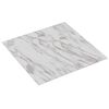 vidaXL Isekinnevad P&otilde;randaplaadid Valge ja pruun 30,5 x 30,5 cm 20 tk
