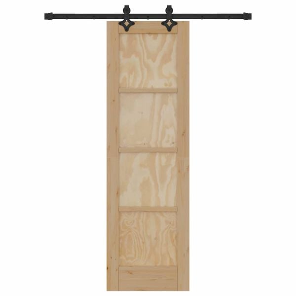 vidaXL Libisev uks ORKDAL Pruun 61 x 198,5 cm Tahke m&auml;nd