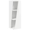 vidaXL K&uuml;ljerega shelf Kergelt l&auml;ikiv valge 33 x 32 x 100,5 cm