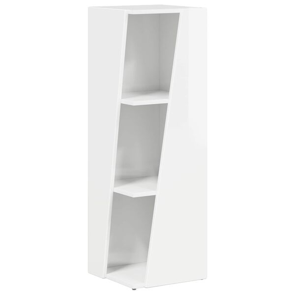 vidaXL K&uuml;ljerega shelf Kergelt l&auml;ikiv valge 33 x 32 x 100,5 cm