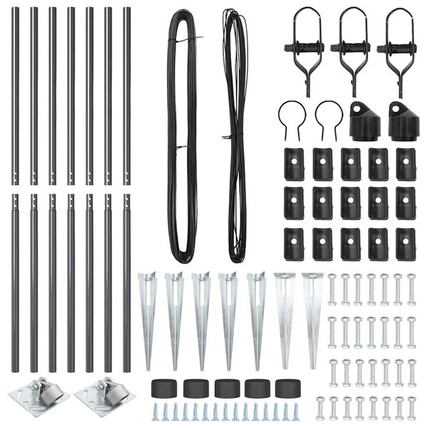 vidaXL Aiapost 7 pcs Hall Teras