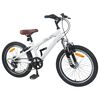 vidaXL Kids Mountain Bike 20 Tolli 6-Speed 5-8 aastastele Valge