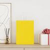 vidaXL paberkotid, 50 tk, k&auml;epidemetega, kollane, 26x12x35 cm