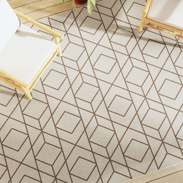 vidaXL toa- ja &otilde;uevaip, l&uuml;hikese narmaga, mitmev&auml;rviline, 190x300 cm