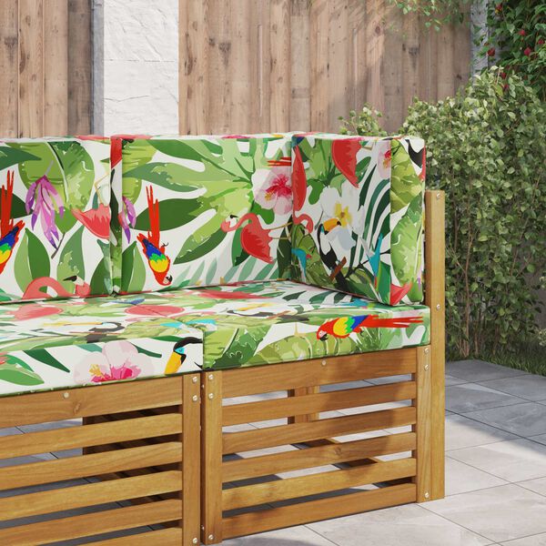 vidaXL V&auml;lim&ouml;&ouml;blitugi patja 3 pcs v&auml;rviline Pol&uuml;ester