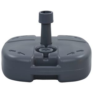 vidaXL kaasaskantav p&auml;evavarju alus, hall, liiva/veega t&auml;idetav