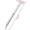 vidaXL telgivaiad 24 tk, 17 cm Ø20 mm, tsingitud teras