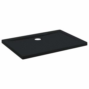 vidaXL Du&scaron;i alusplaat t&auml;ppidega 100 x 70 x 4 cm ABS Must