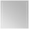 vidaXL LED vannitoa peegel L&auml;bipaistev 50 x 50 cm karastatud klaas