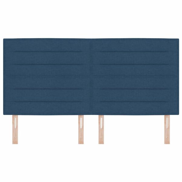 vidaXL Peats peaga Sinine 180 cm Kunstnahk