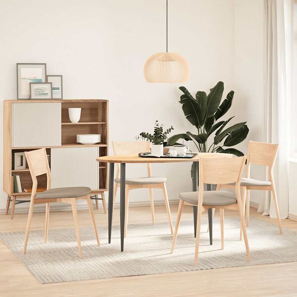 vidaXL lauaplaat, 120 x 60 x 2 cm, tammepuit ovaalne