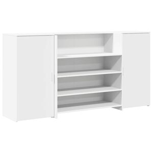 vidaXL vastuv&otilde;tulaud, valge, 200 x 50 x 103,5 cm, t&ouml;&ouml;deldud puit