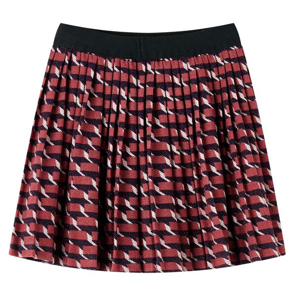 Laste plisseeritud seelik sädelusega, tumesinine, 104