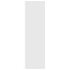 vidaXL raamaturiiul/ruumijagaja, k&otilde;rgl&auml;ikega valge, 80x30x103 cm