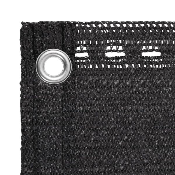 vidaXL rõdusirm HDPE, 120 x 500 cm, antratsiithall