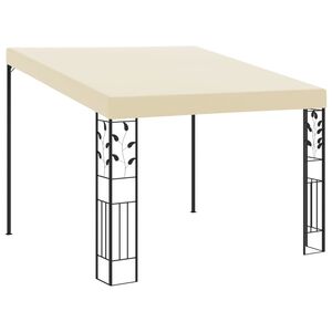 vidaXL seinale kinnitatav varjualune 3 x 3 x 2,5 m, kreemjas