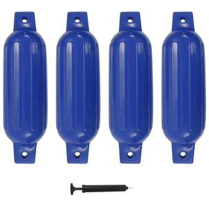 vidaXL paadi kaitseraud 4 tk, sinine, 41 x 11,5 cm, PVC